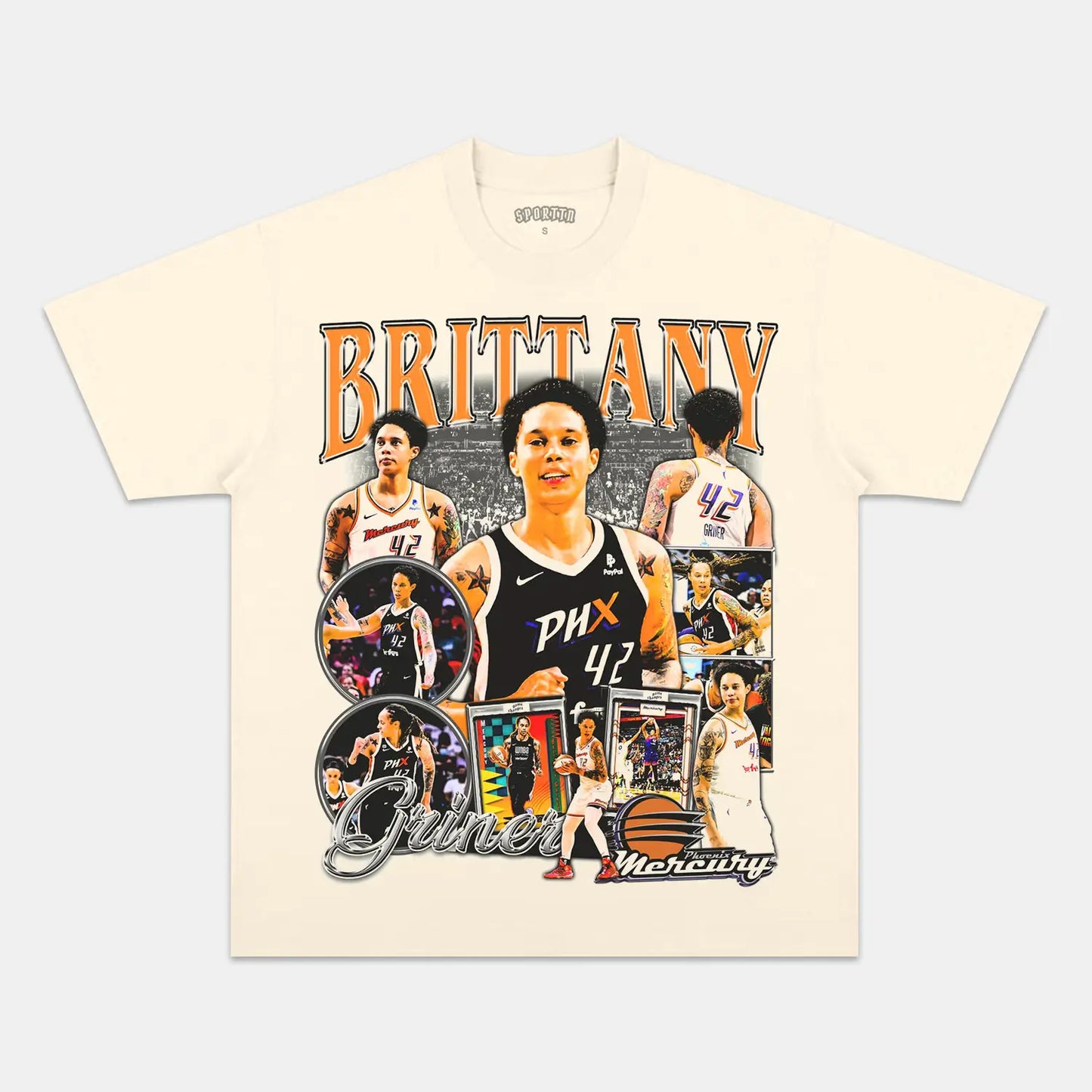 BRITTANY GRINER TEE Style002 - clothing by TeeHivey.com (Image 2)