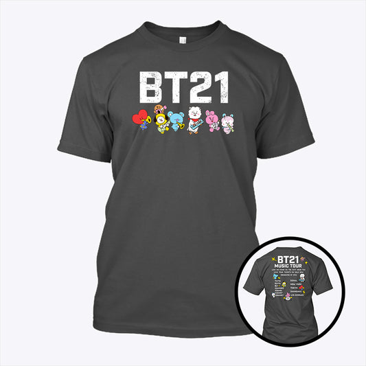 BT21 Music Tour T Shirt
