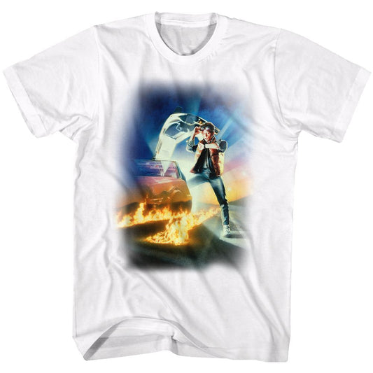 Back To The Future - Poster - Short Sleeve - Adult - T-Shirt - clothing by TeeHivey.com