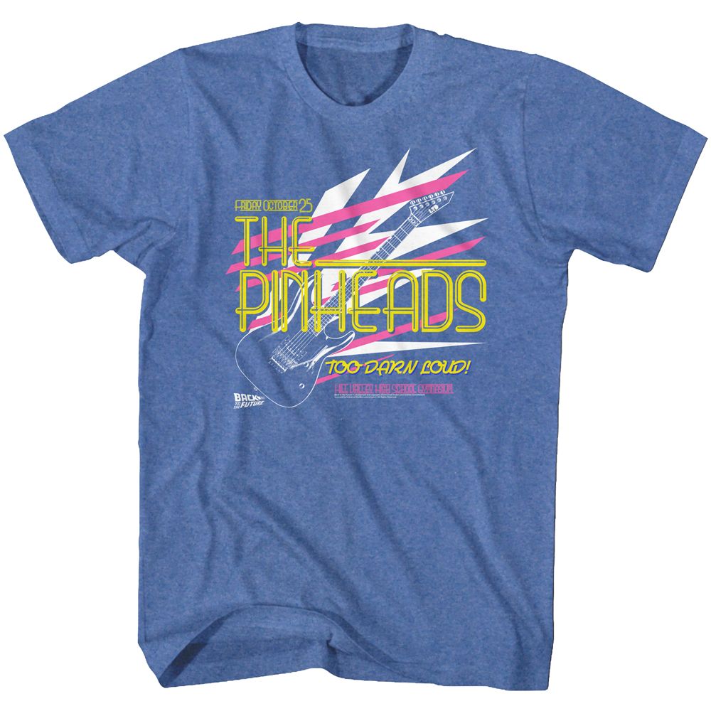 Back To The Future - Pinhead - Short Sleeve - Heather - Adult - T-Shirt - clothing by TeeHivey.com
