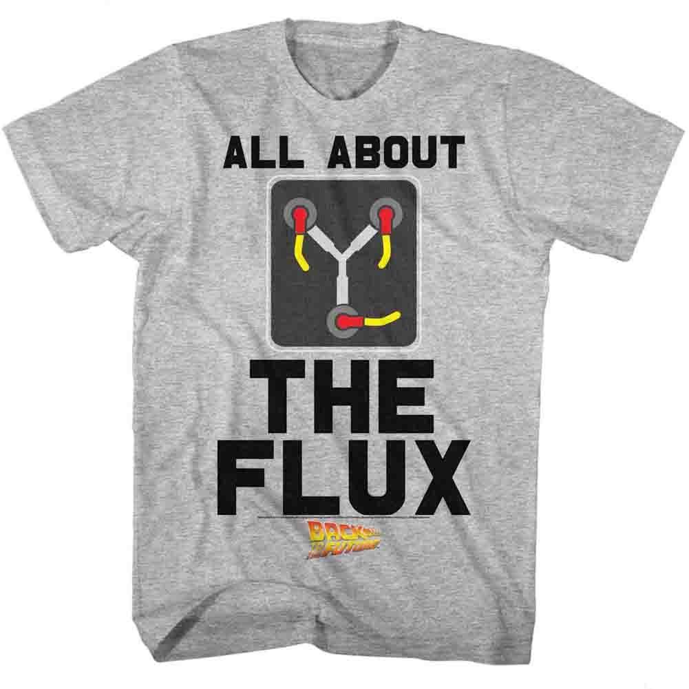 Back To The Future - All About Flux - Short Sleeve - Heather - Adult - T-Shirt - clothing by TeeHivey.com