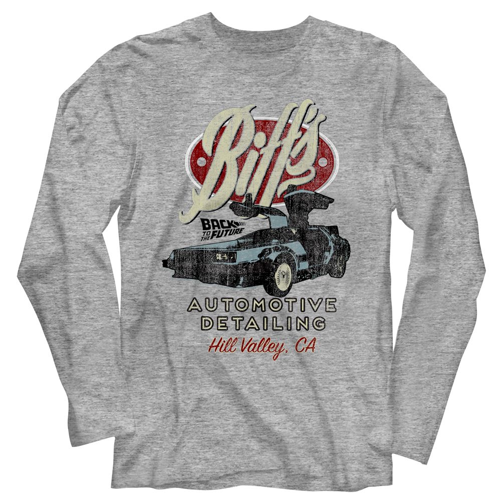 Back To The Future - Biffs - Long Sleeve - Heather - Adult - T-Shirt - clothing by TeeHivey.com