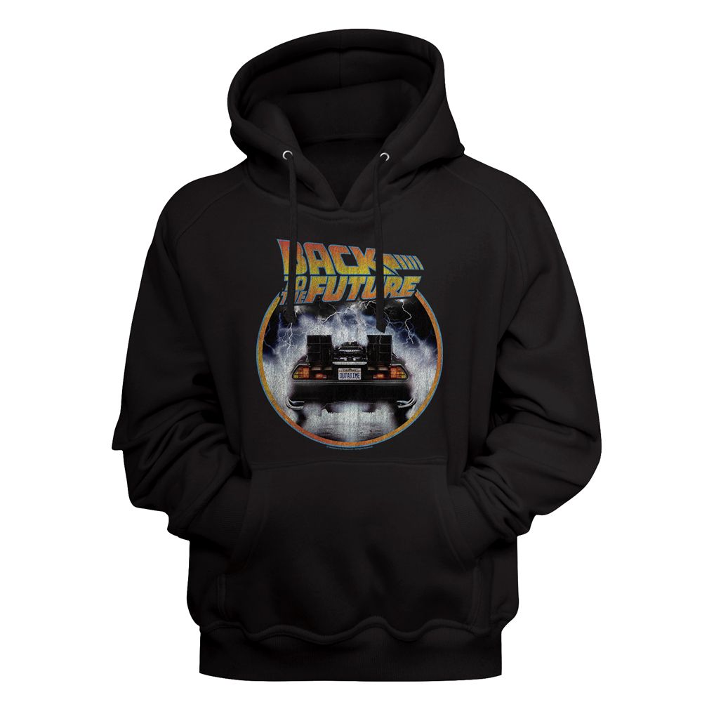 Back To The Future - Back To The Back - Long Sleeve - Adult - Hoodie - clothing by TeeHivey.com