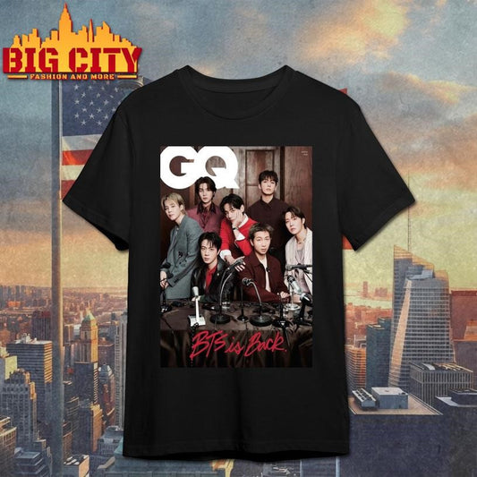BTS GQ Korean Cover Poster Shirt