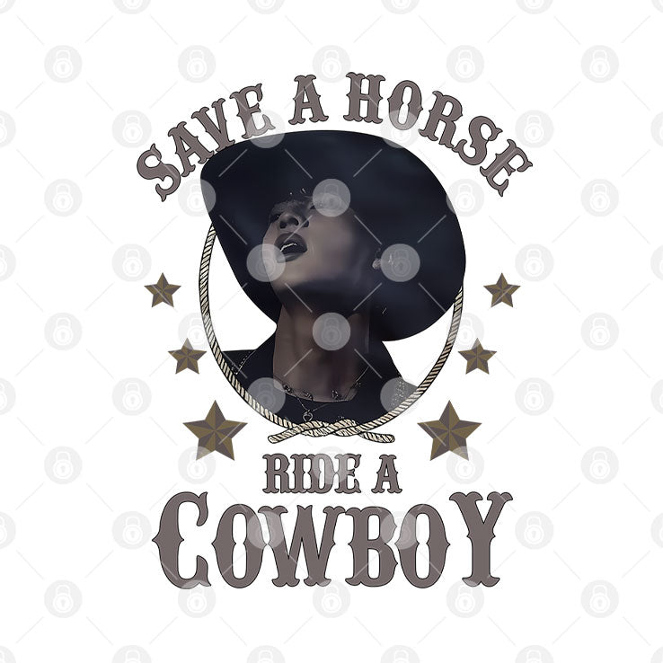 BTS Jin Save A Horse Ride A Cowboy Shirt