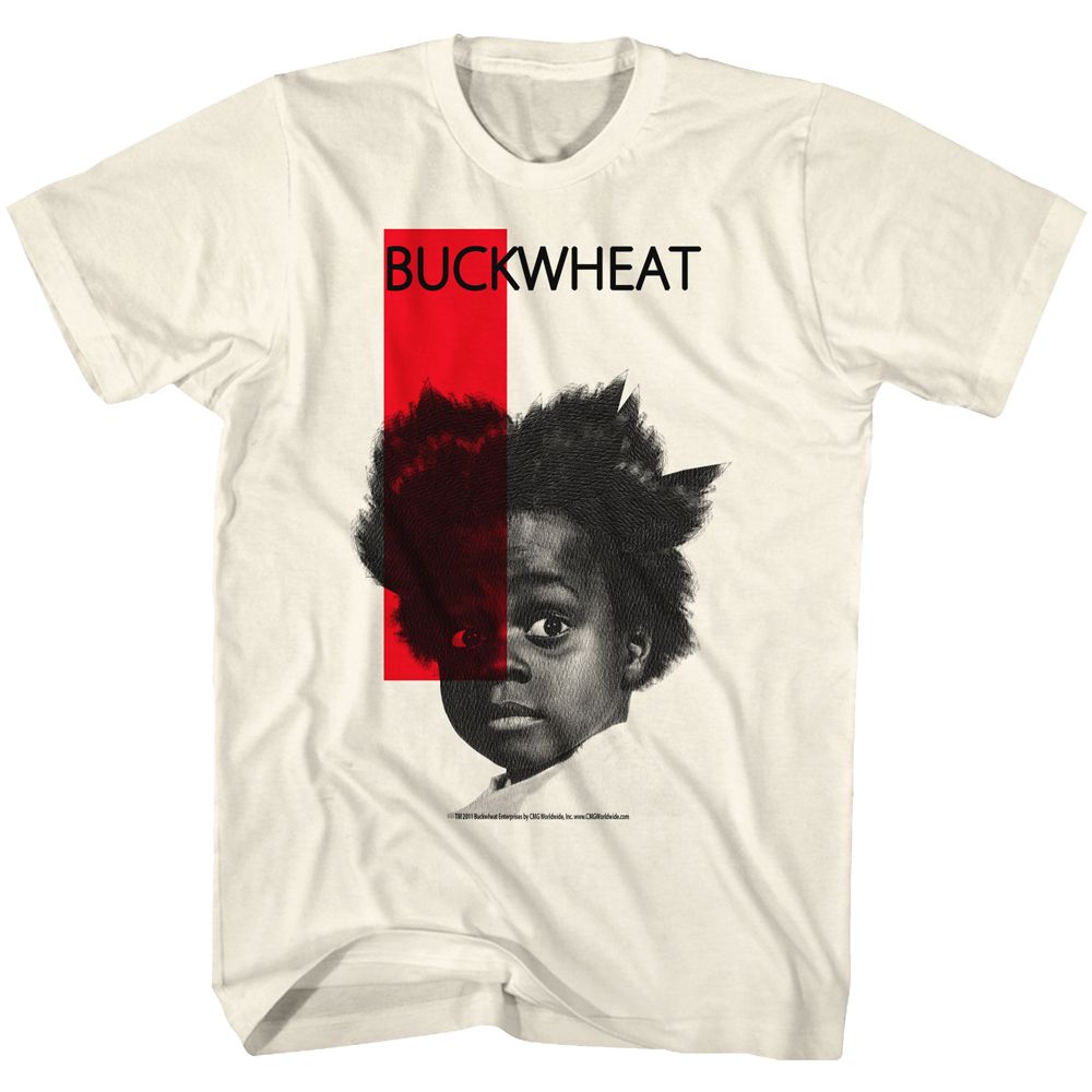 Buckwheat - Red Stripe Buc T - Short Sleeve - Adult - T-Shirt - clothing by TeeHivey.com