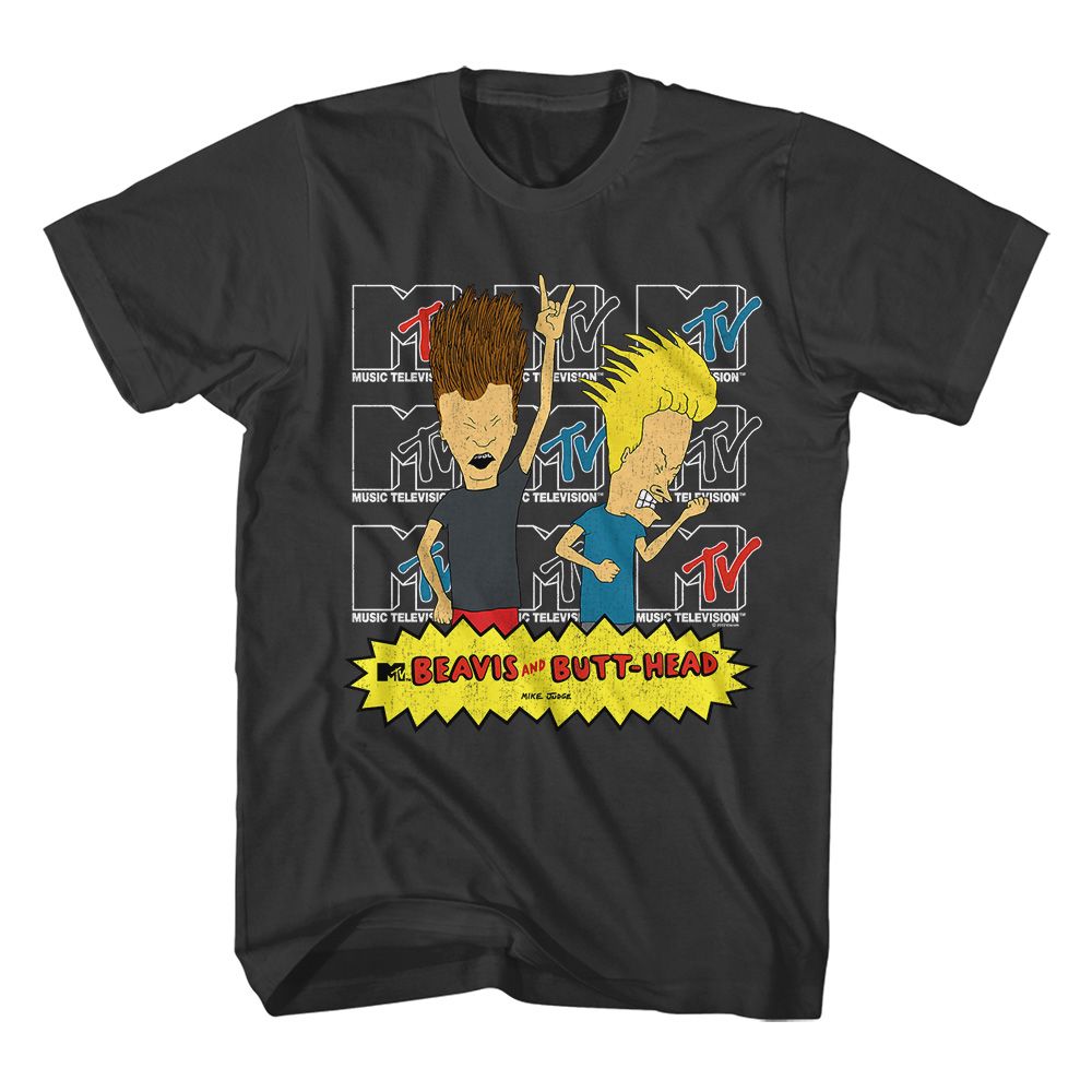 Beavis And Butthead - Logos - Short Sleeve - Adult - T-Shirt