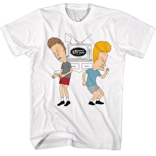 Beavis And Butthead - Dancing - Short Sleeve - Adult - T-Shirt