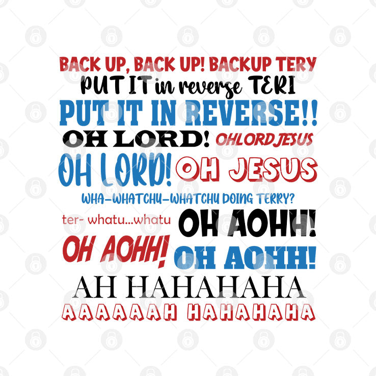 Back Up Terry Put It In Reverse Funny Patriotic USA T Shirt