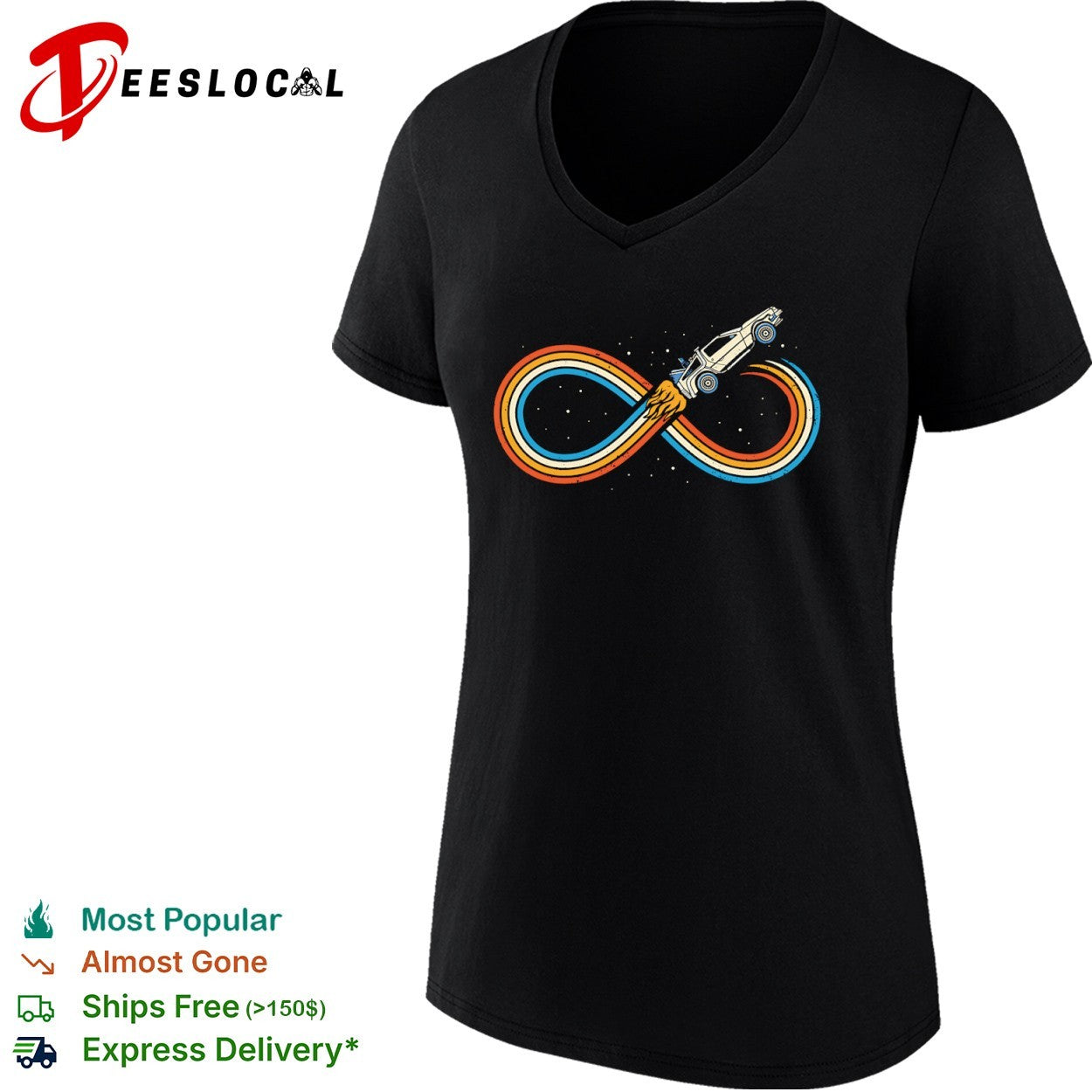 Back to the Future Endless Time Travel shirt