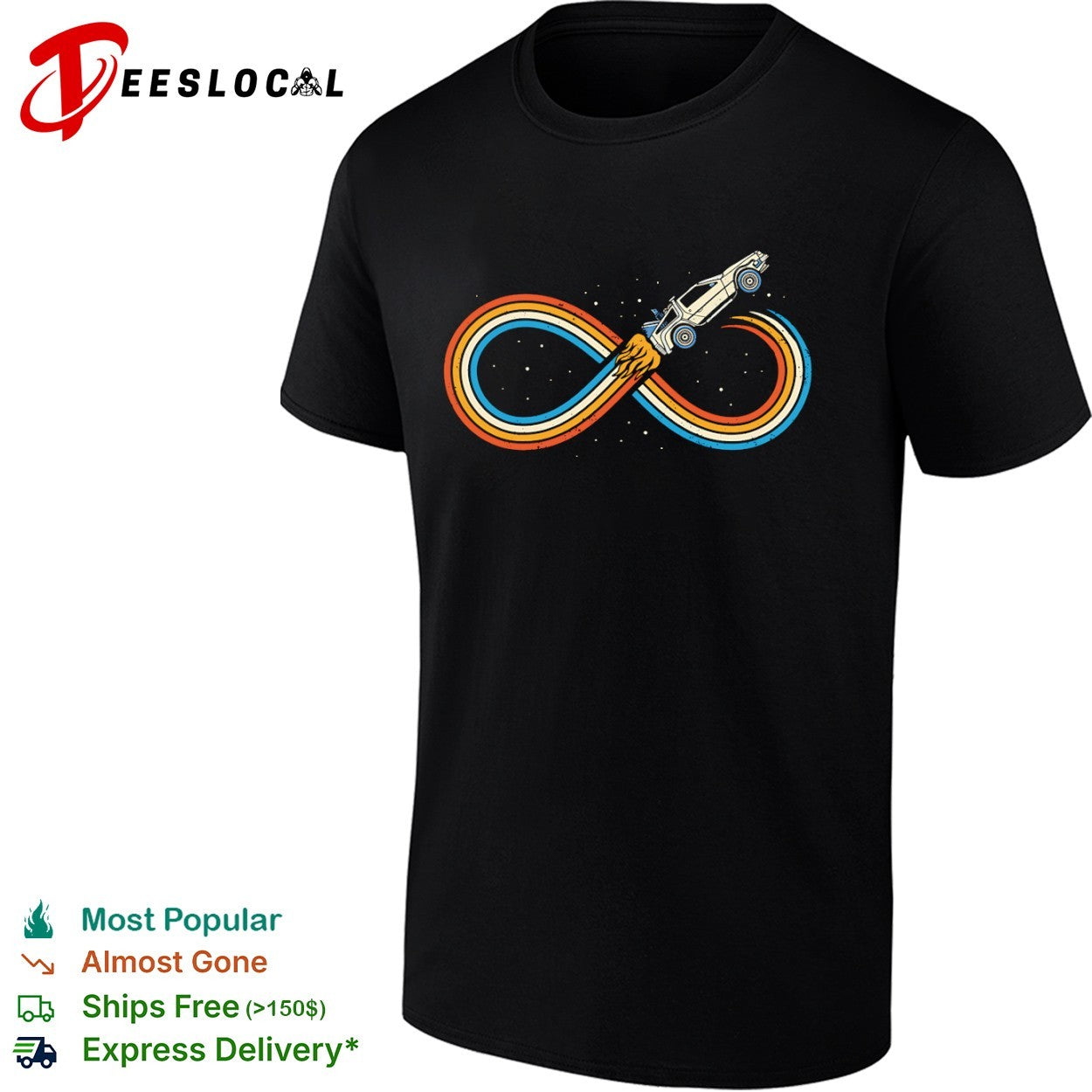 Back to the Future Endless Time Travel shirt
