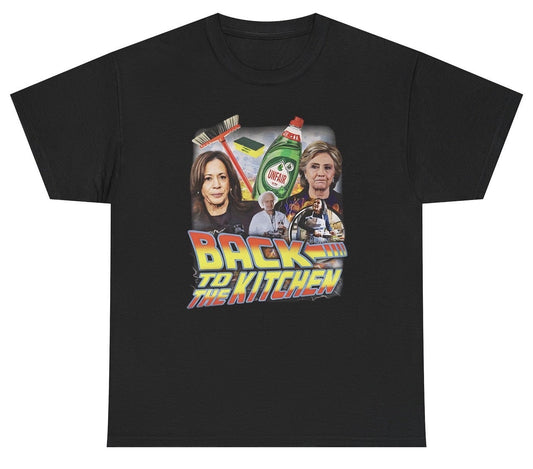 Back To The Kitchen Kamala Hilary Tee - clothing by TeeHivey.com