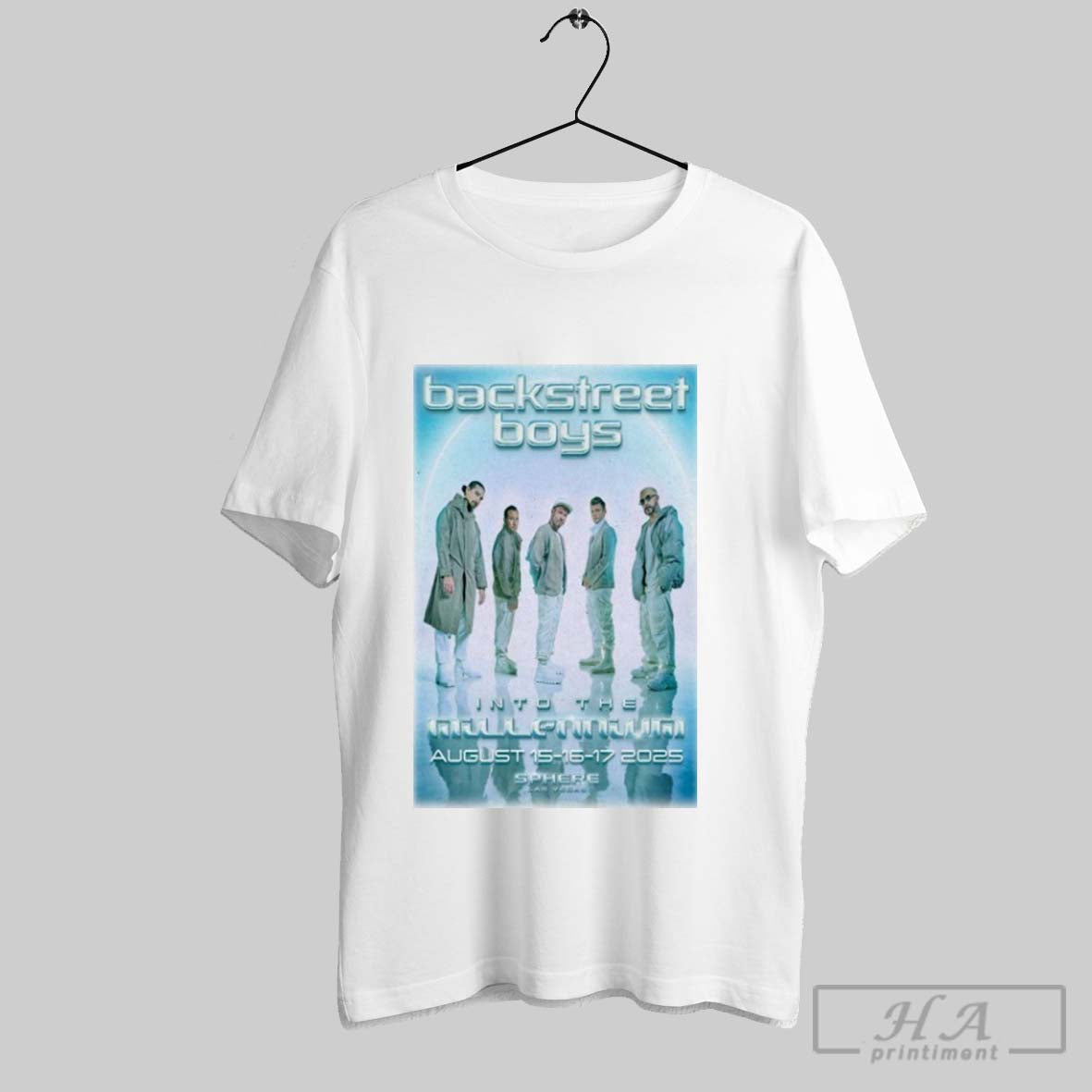 Backstreet Boys Into The Millennium Tour 2025 Las Vegas T Shirts