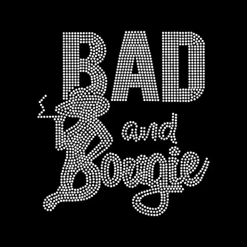 Bad & Bougie  Rhinestone Transfer - clothing by TeeHivey.com