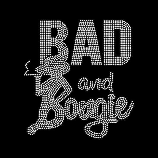 Bad & Bougie  Rhinestone Transfer - clothing by TeeHivey.com