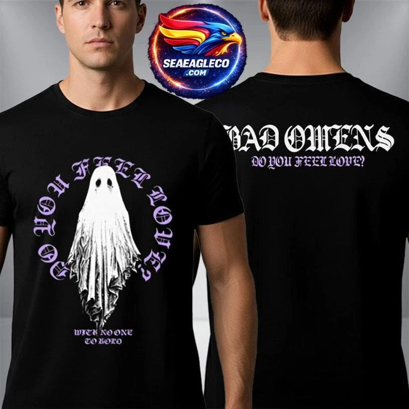 Bad Omens Do You Feel Love North America Tour 2026 Exclusive Merch Ghost Two Sided Shirt