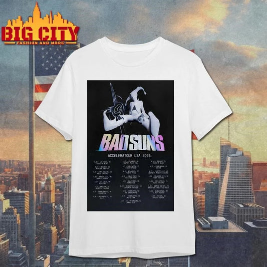Bad Suns 2026 USA Acceleratour Poster Shirt