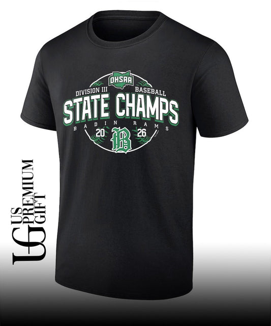 Badin Rams OHSAA Baseball D3 State Champions 2026 shirt