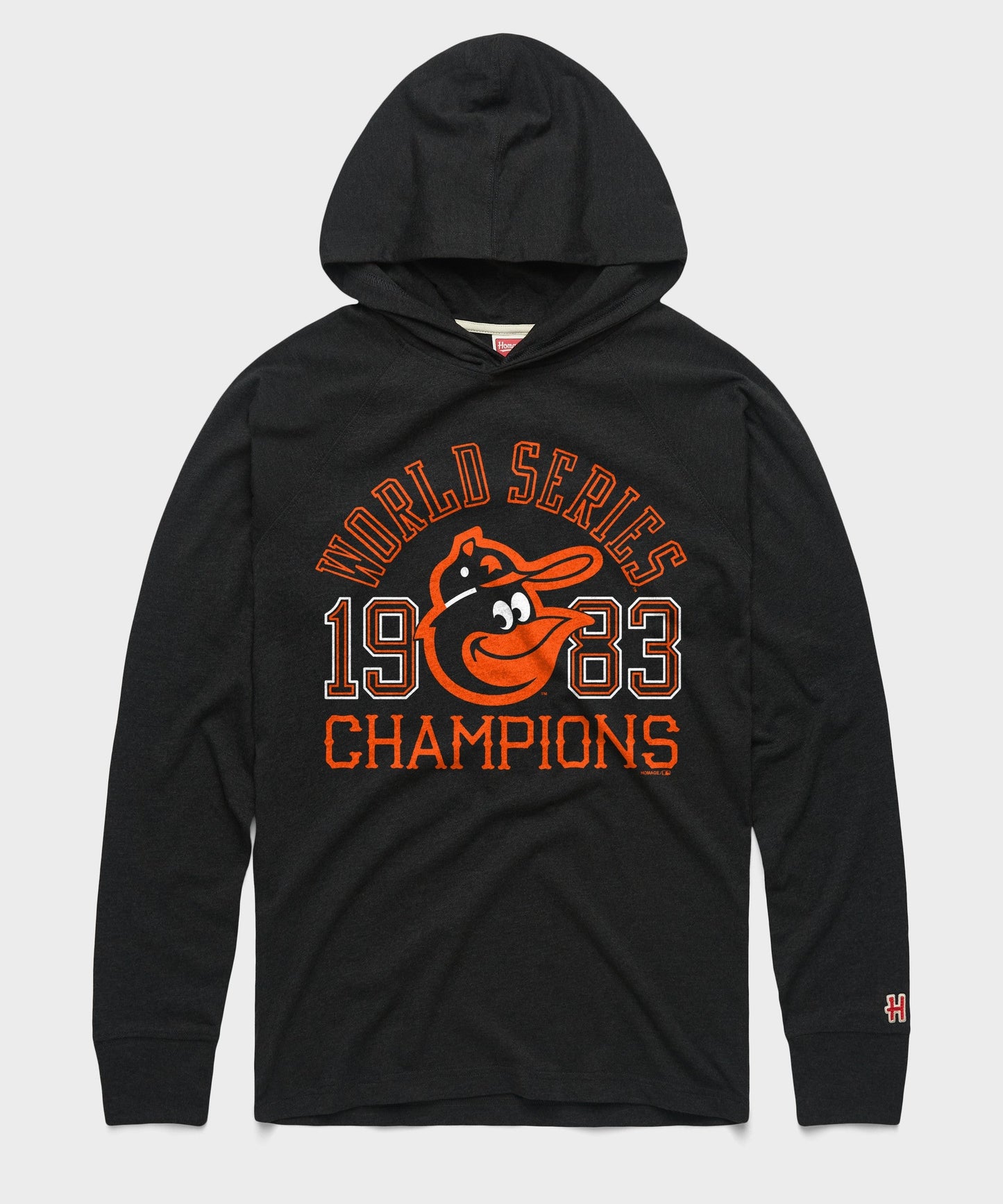 Baltimore Orioles 1983 World Series Champs Lightweight Hoodie