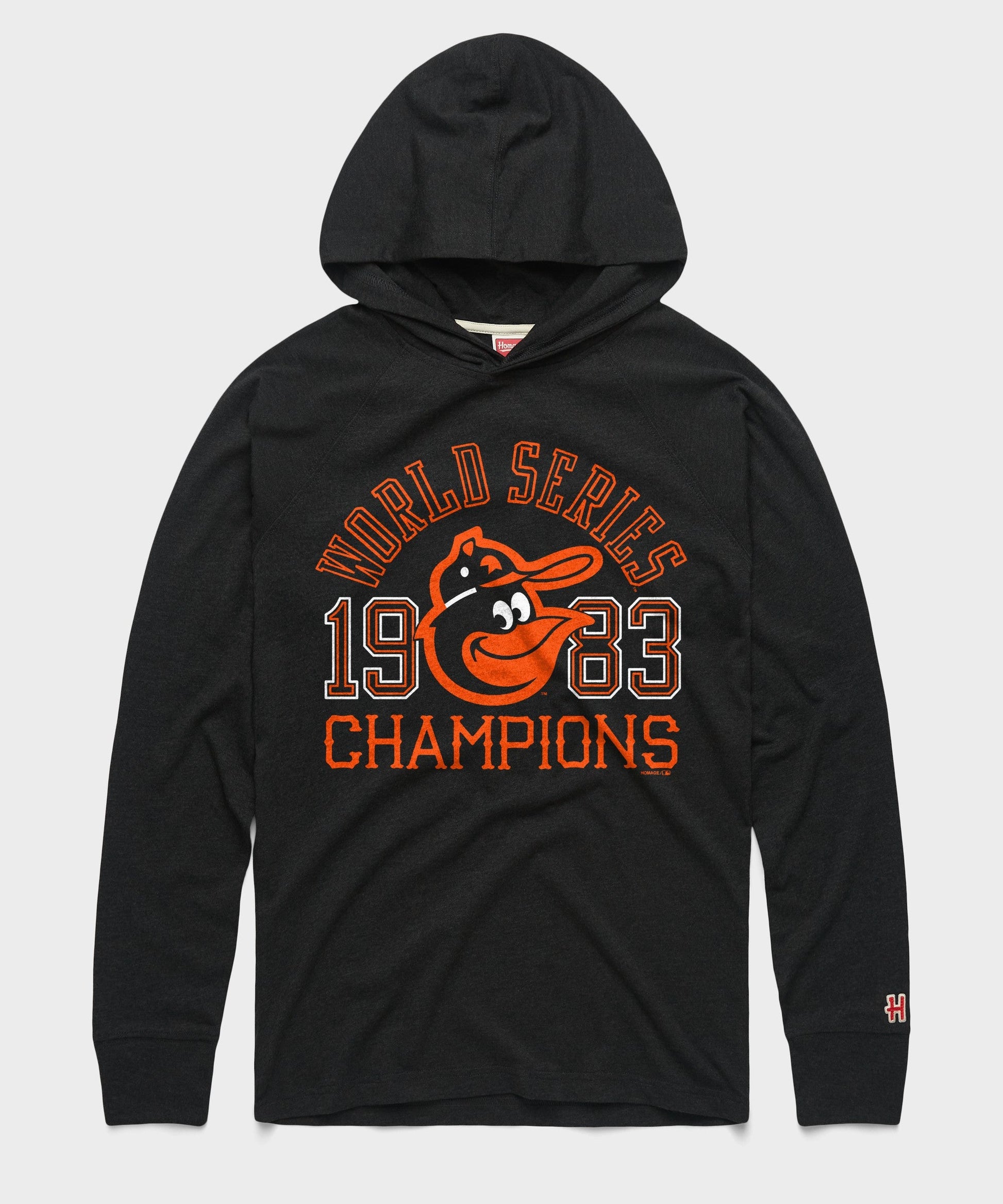 Baltimore Orioles 1983 World Series Champs Lightweight Hoodie