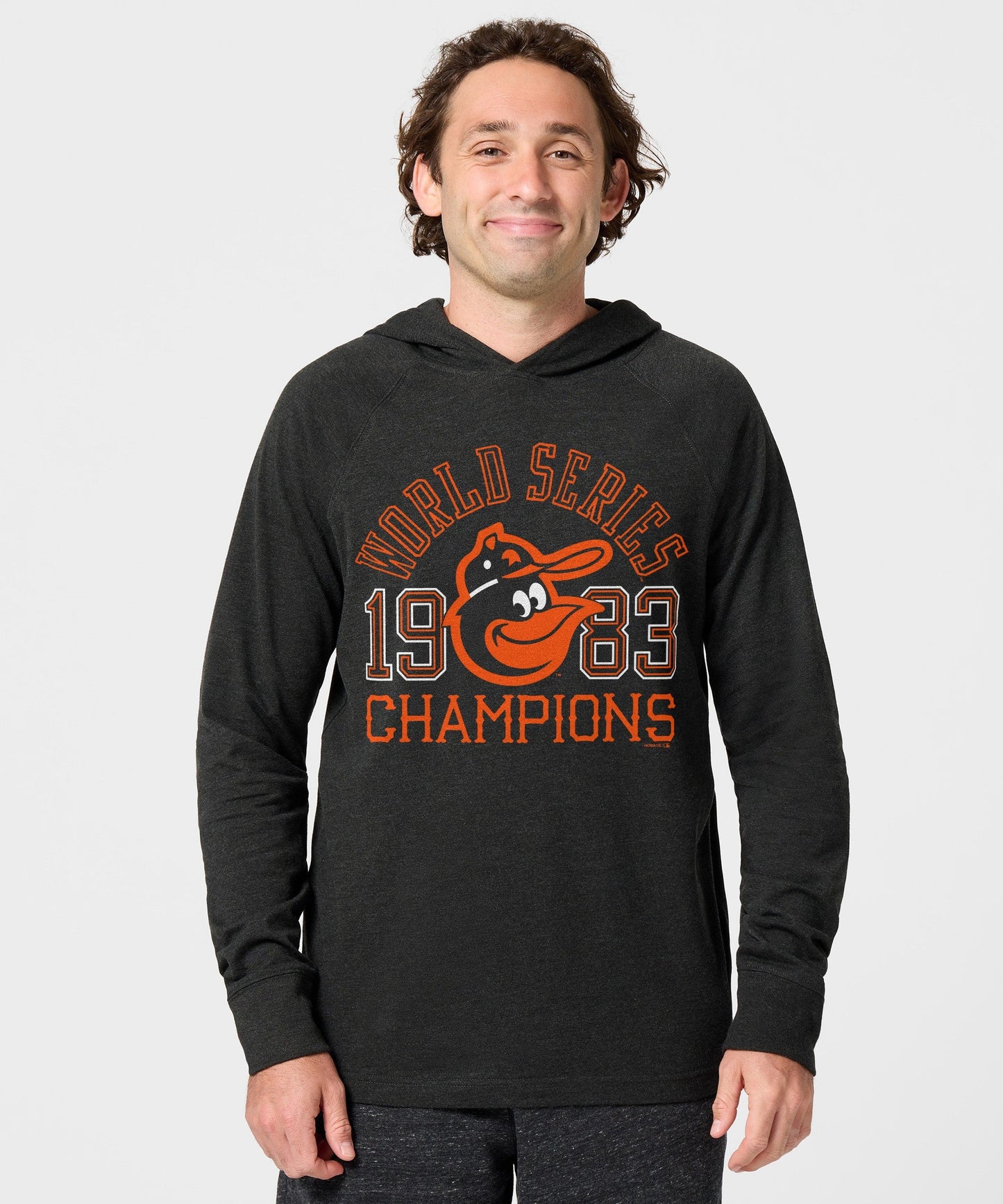 Baltimore Orioles 1983 World Series Champs Lightweight Hoodie