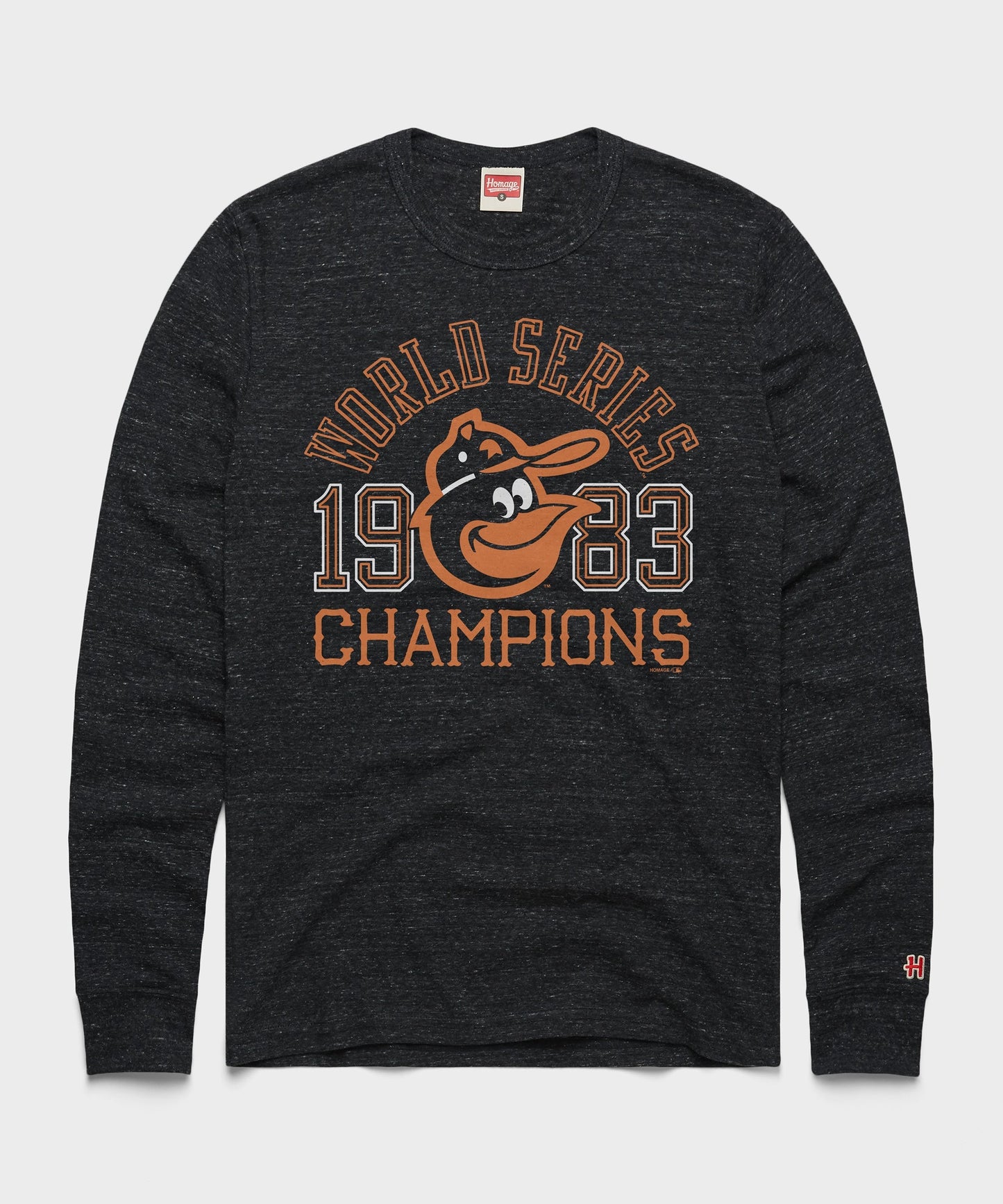 Baltimore Orioles 1983 World Series Champs Long Sleeve Tee