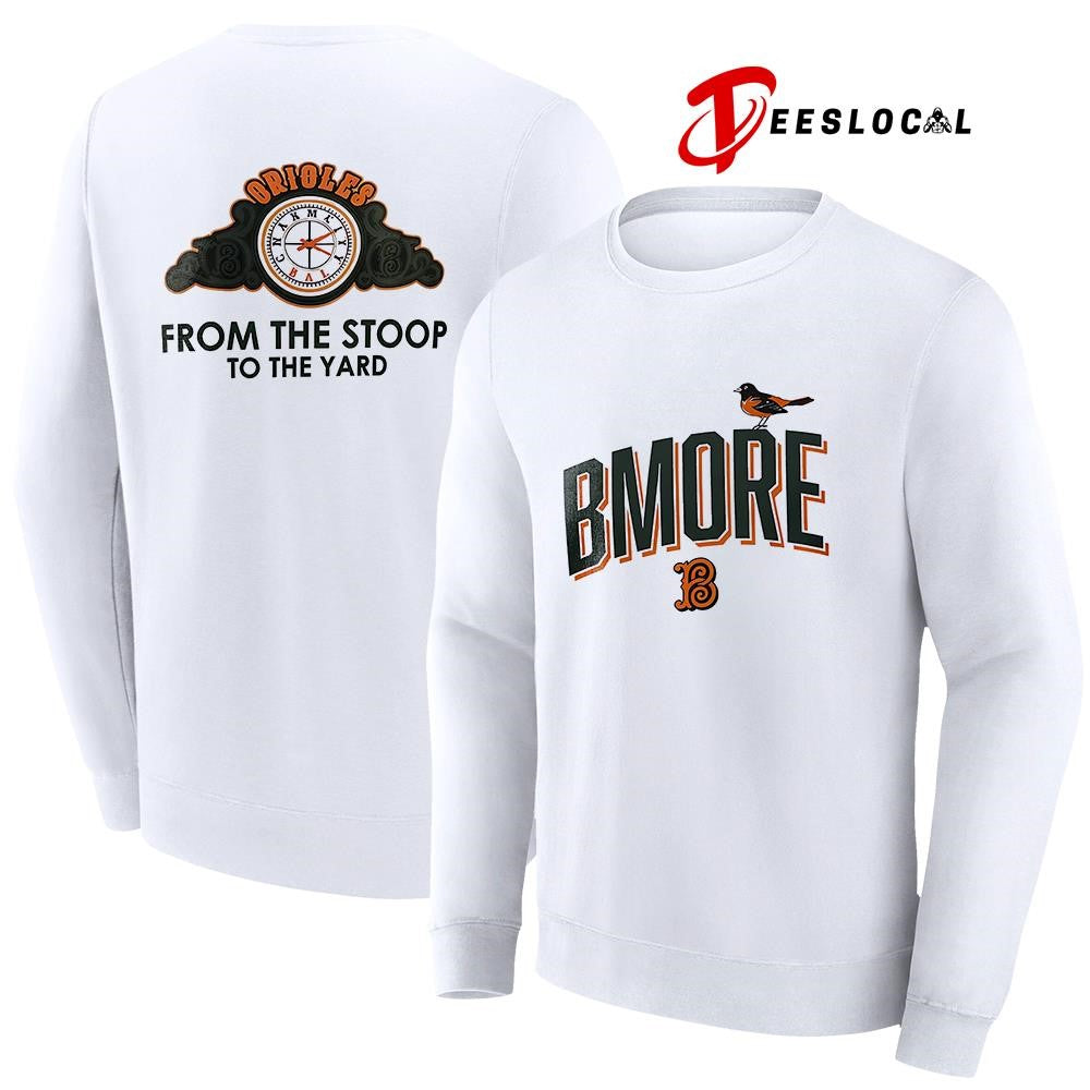 Baltimore Orioles Bmore from the Stoop the yard shirt
