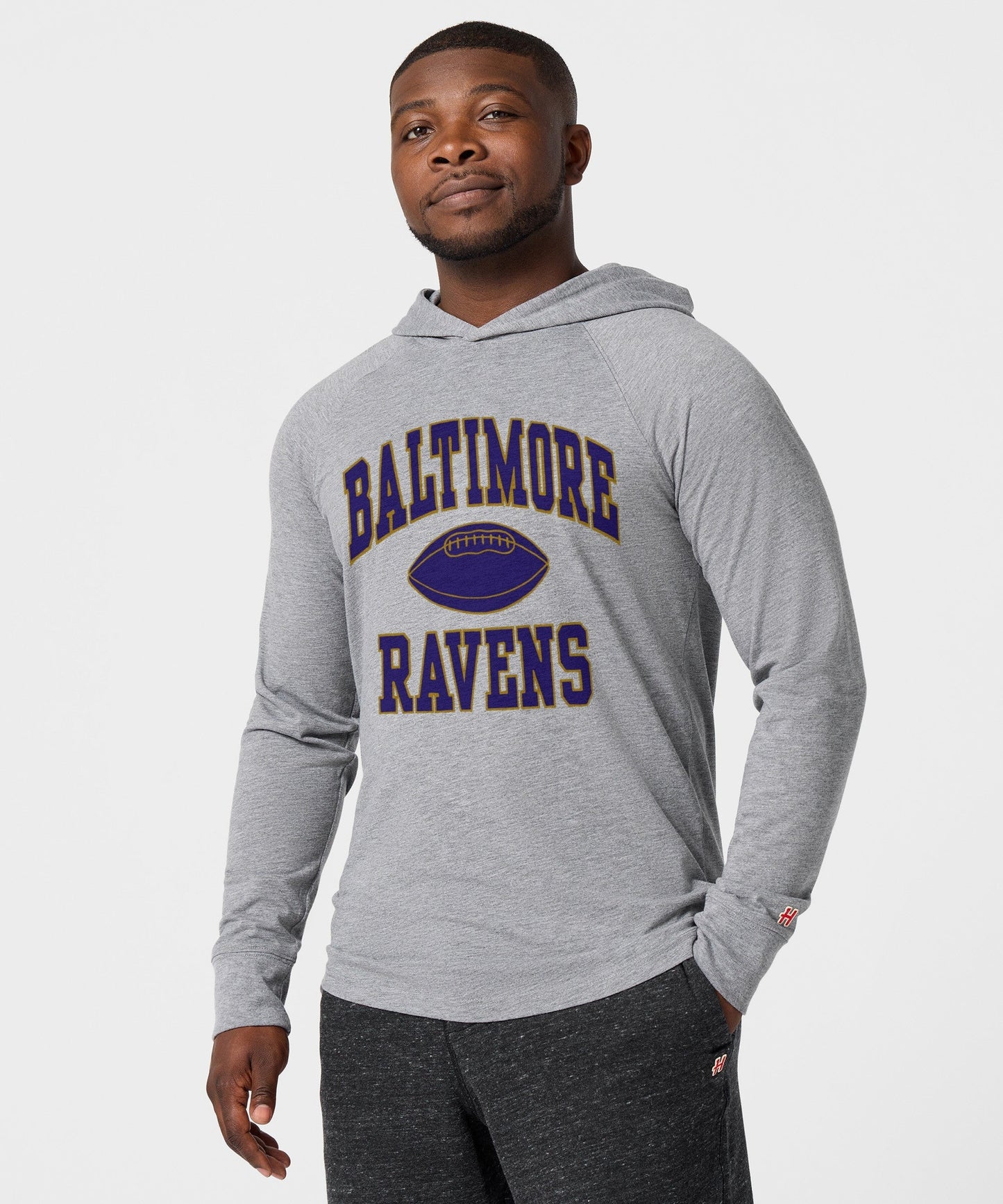 Baltimore Ravens Gridiron Lightweight Hoodie