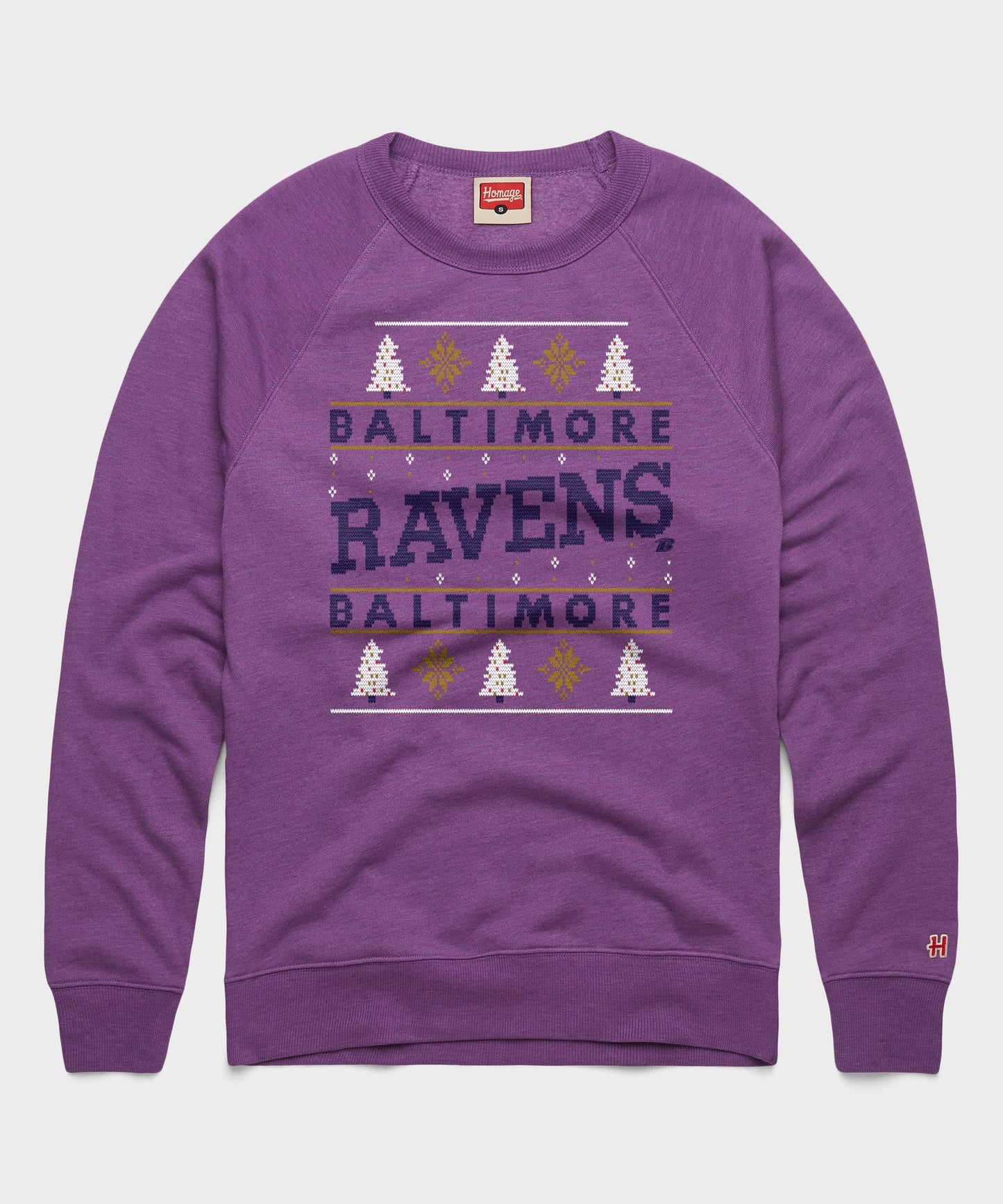 Baltimore Ravens Holiday Crewneck