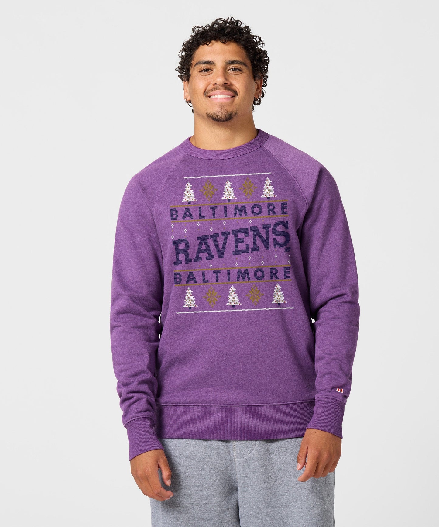 Baltimore Ravens Holiday Crewneck
