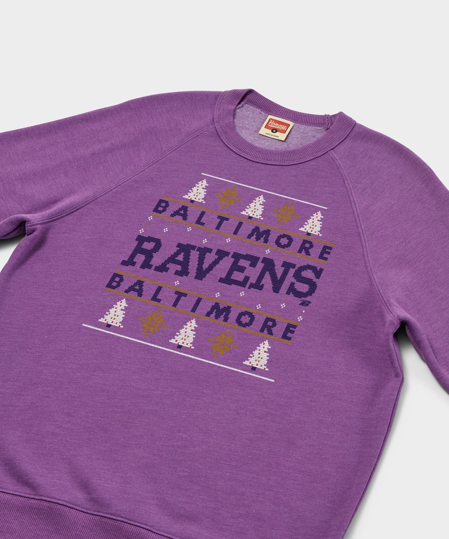 Baltimore Ravens Holiday Crewneck