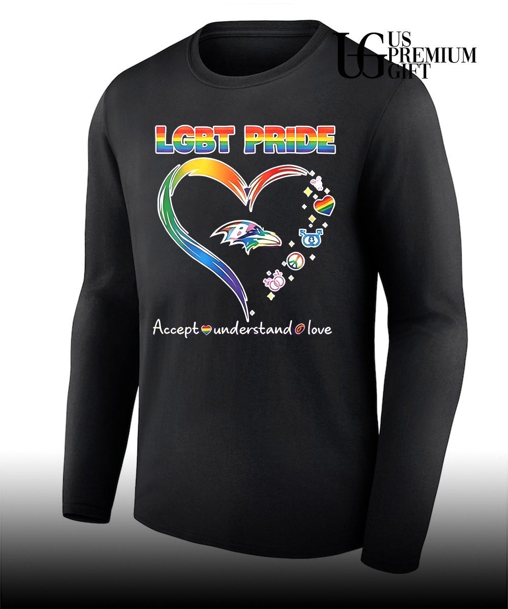 Baltimore Ravens LGBT Pride Accept understand love 2026 shirt