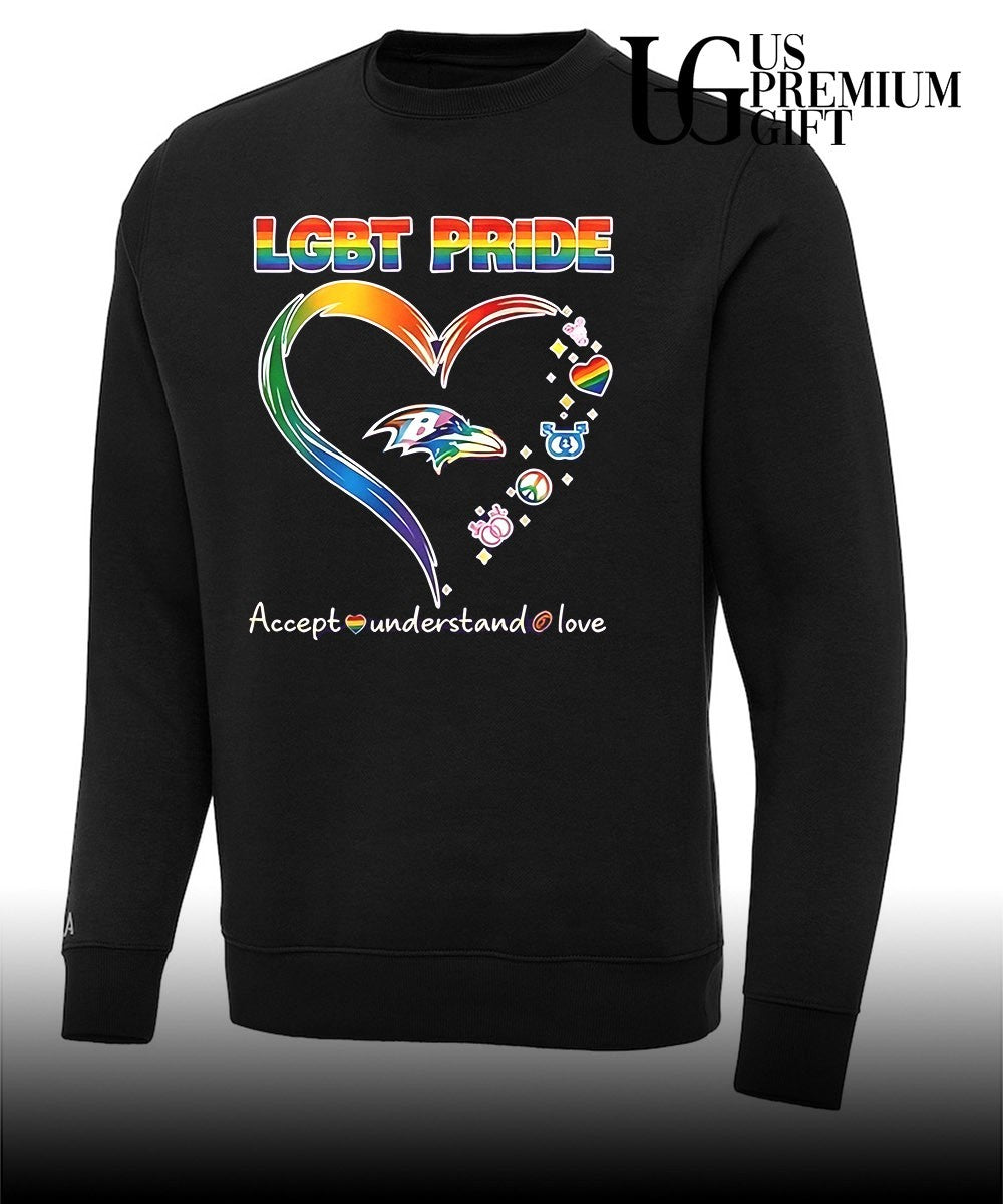 Baltimore Ravens LGBT Pride Accept understand love 2026 shirt
