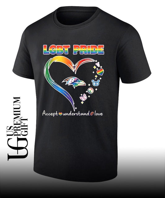 Baltimore Ravens LGBT Pride Accept understand love 2026 shirt