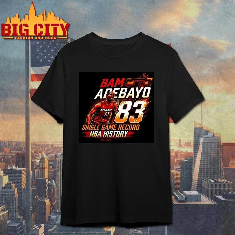 Bam Adebayo 83-Point NBA Record T-Shirt