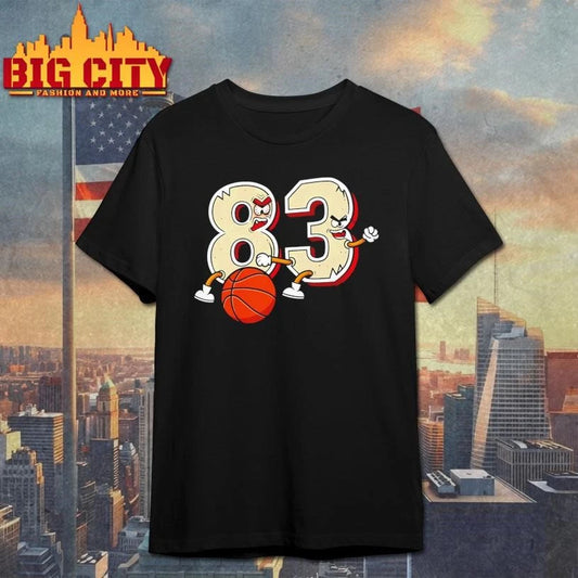 Bam Adebayo Baseball 83 Point Cartoon Shirt
