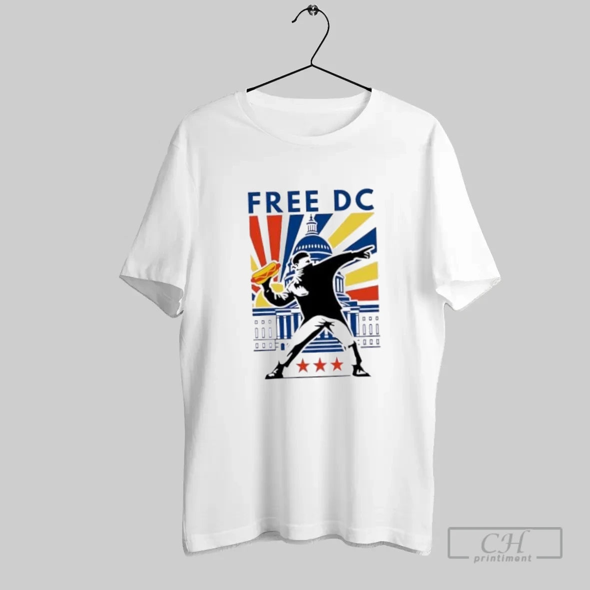 Banksy Inspired Free Dc Sandwich Thrower - clothing by TeeHivey.com
