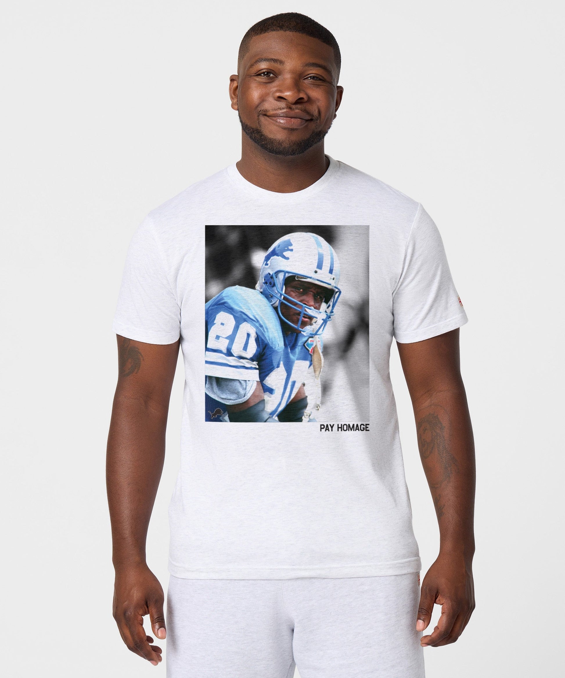 Barry Sanders Pay Homage