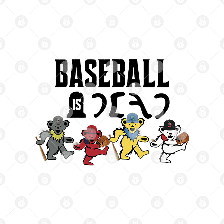 Baseball Is Dead Bear T Shirt