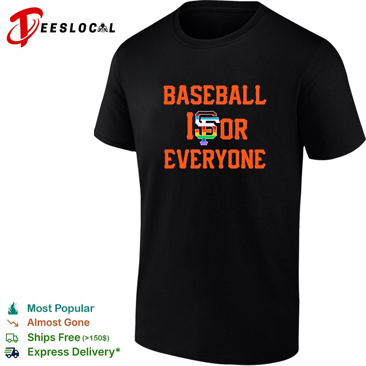 Baseball is for everyone Giants pride shirt