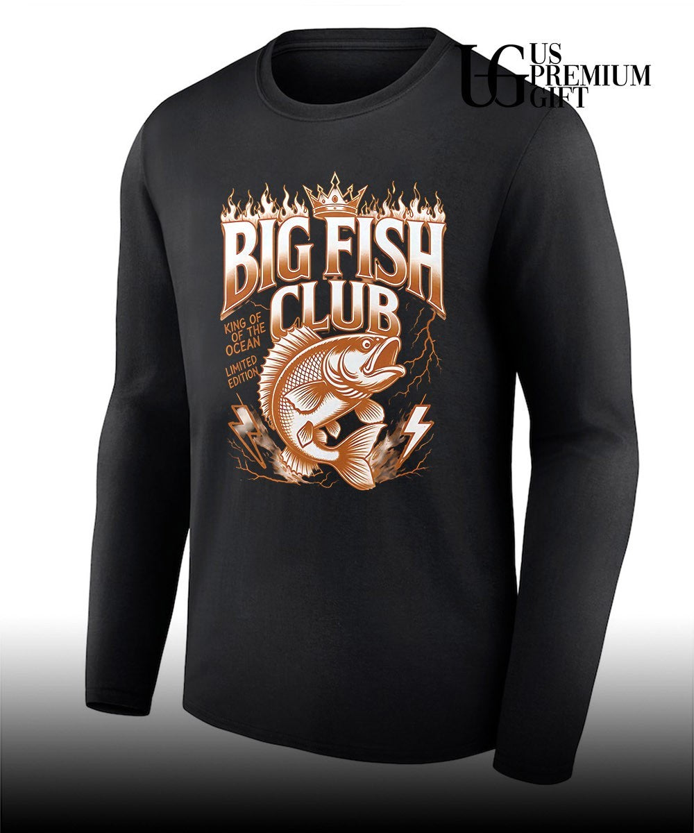 Bass Fishing Big Fish Club King of the Ocean Limited Edition shirt