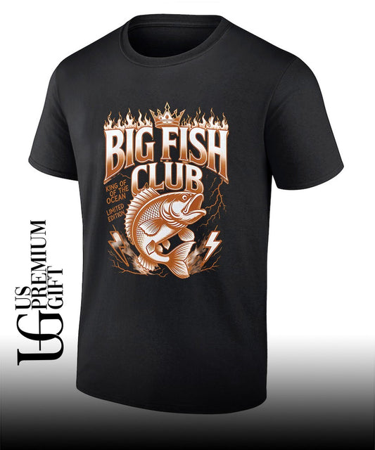 Bass Fishing Big Fish Club King of the Ocean Limited Edition shirt