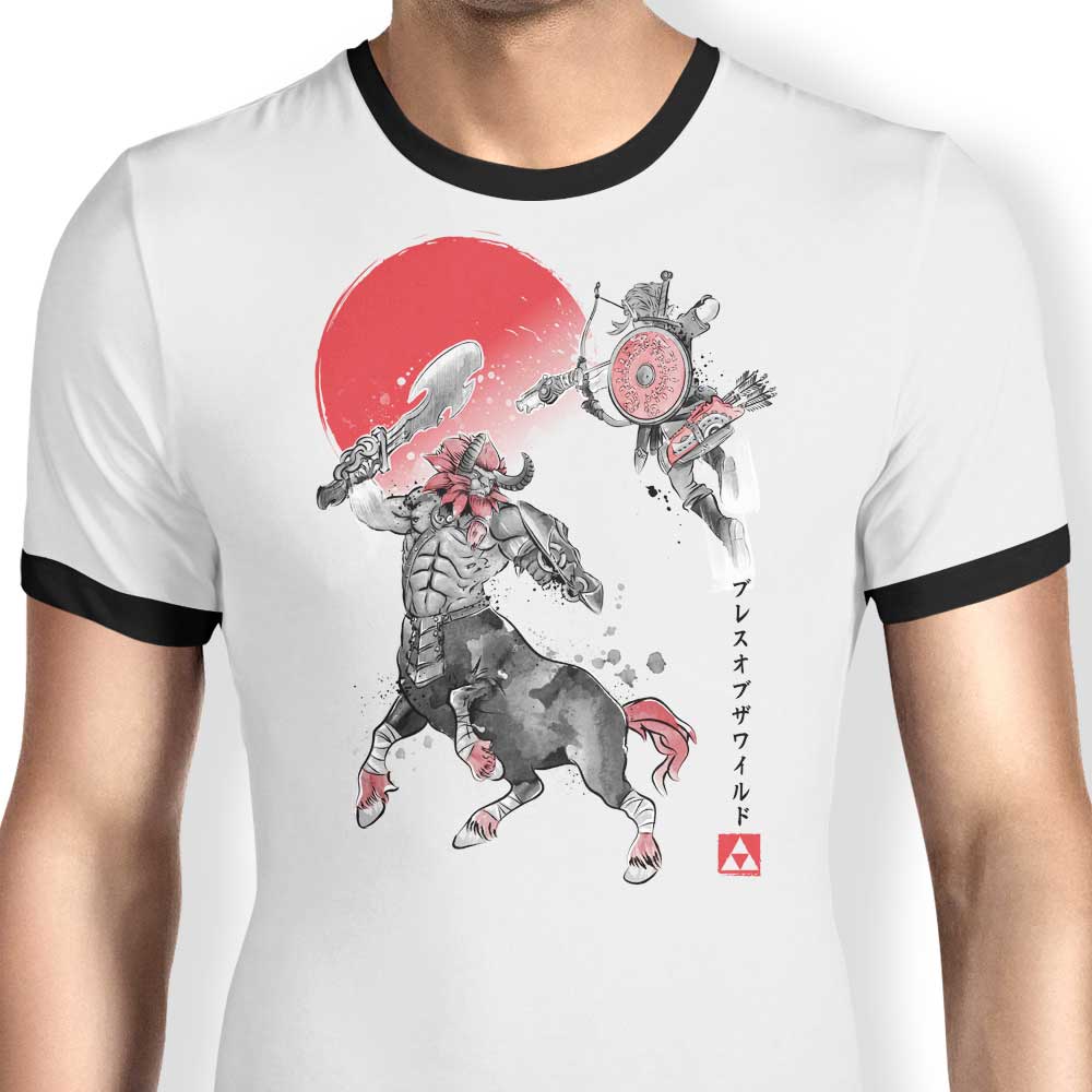 Battle in Death Mountain - Ringer T-Shirt