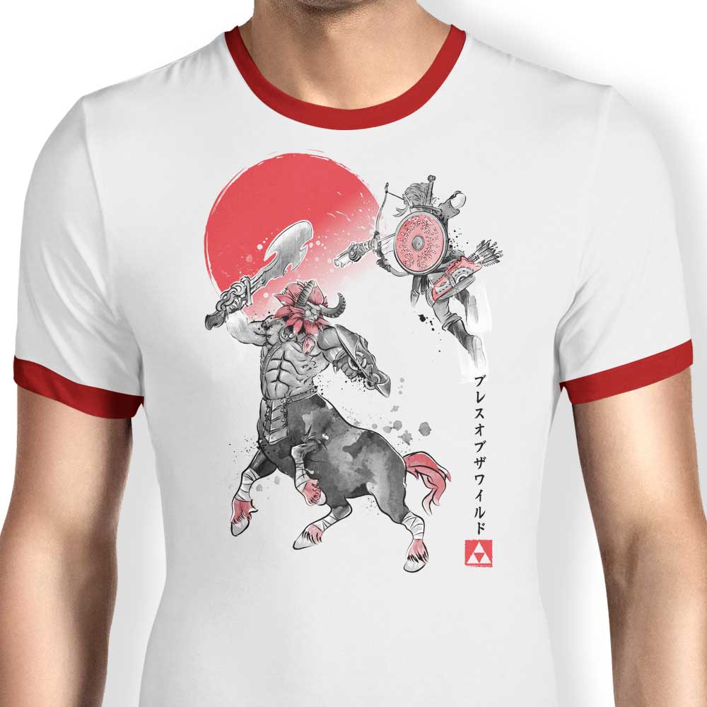 Battle in Death Mountain - Ringer T-Shirt