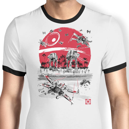 Battle on the Beach - Ringer T-Shirt