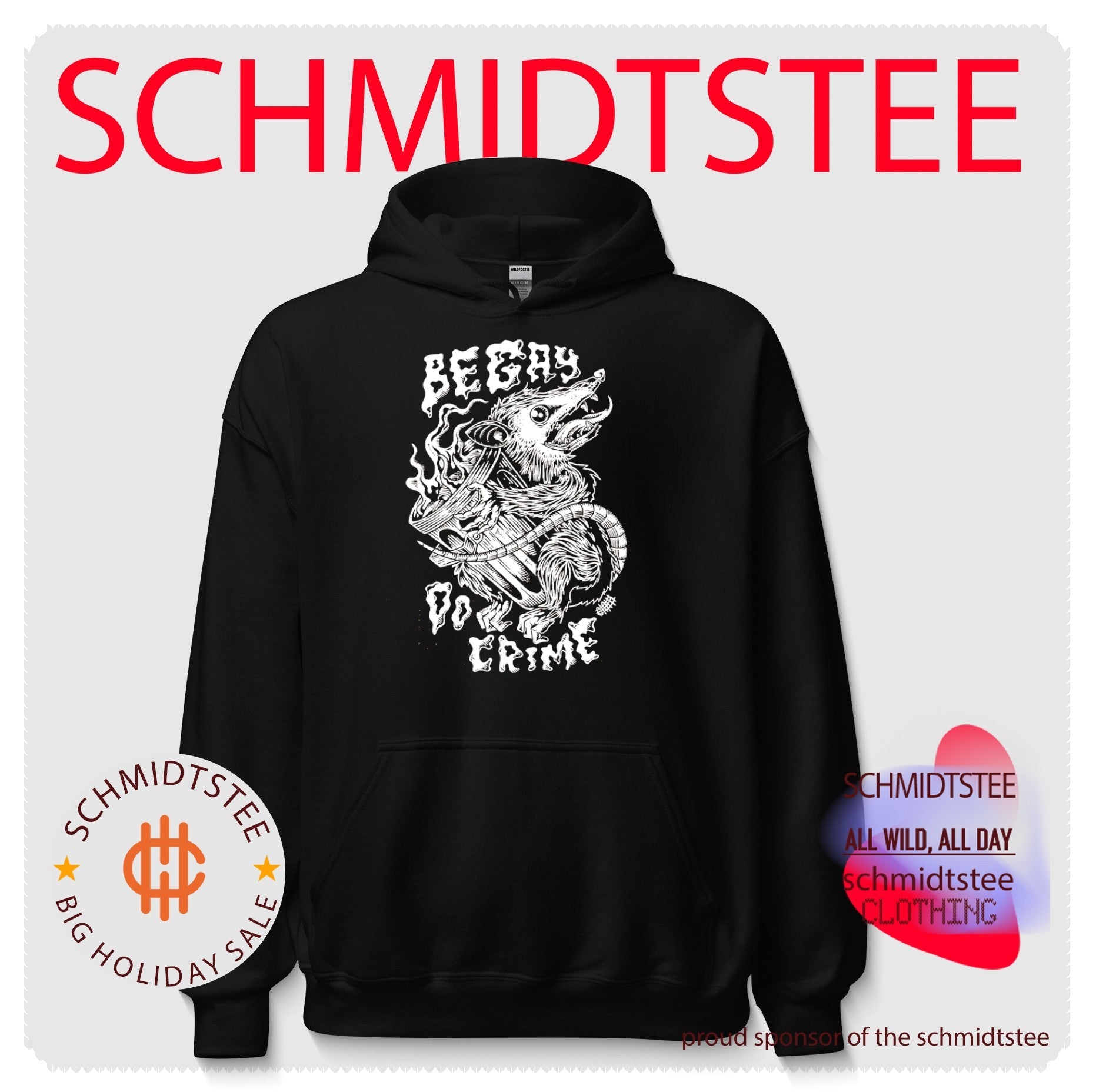 Be Gay Do Crime Opossum lgbtq pride punk shirt