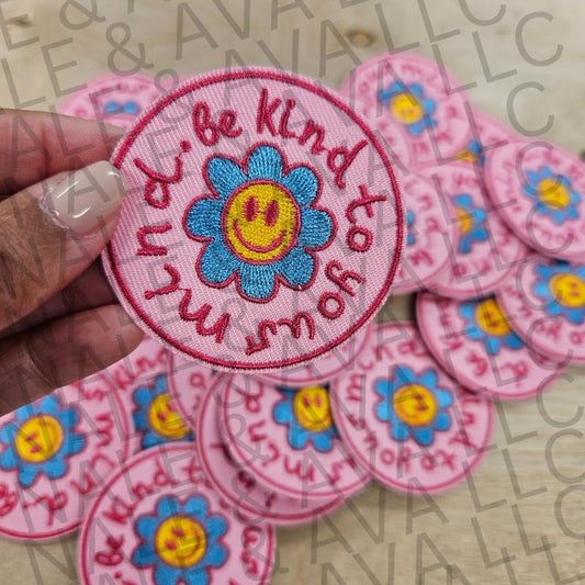 Be Kind To Your Mind Hat Patch (1 Patch)