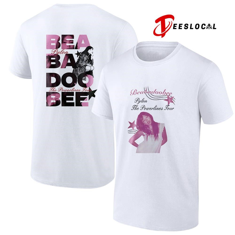 Beabadoobee Pylon the Powerlines tour graphic shirt