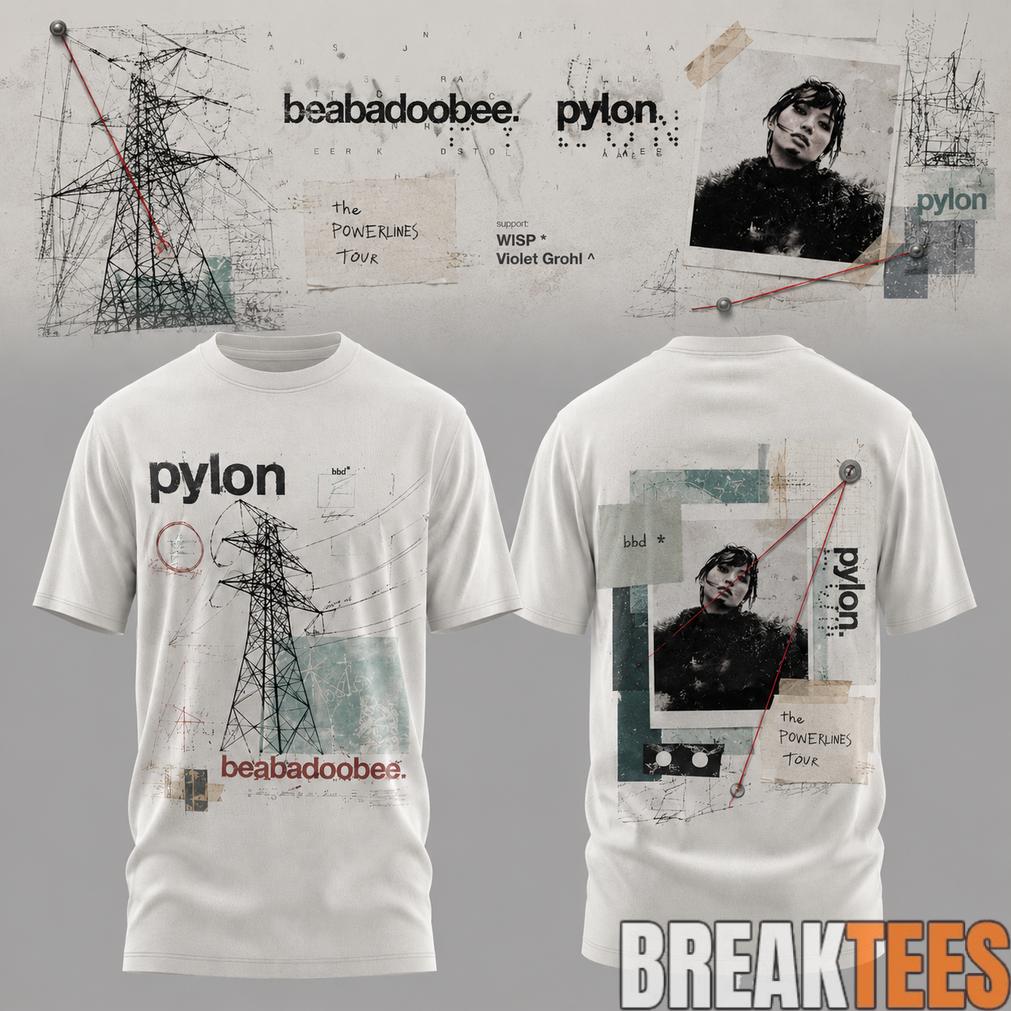 Beabadoobee – The Powerlines Tour Powerline Collage Shirt