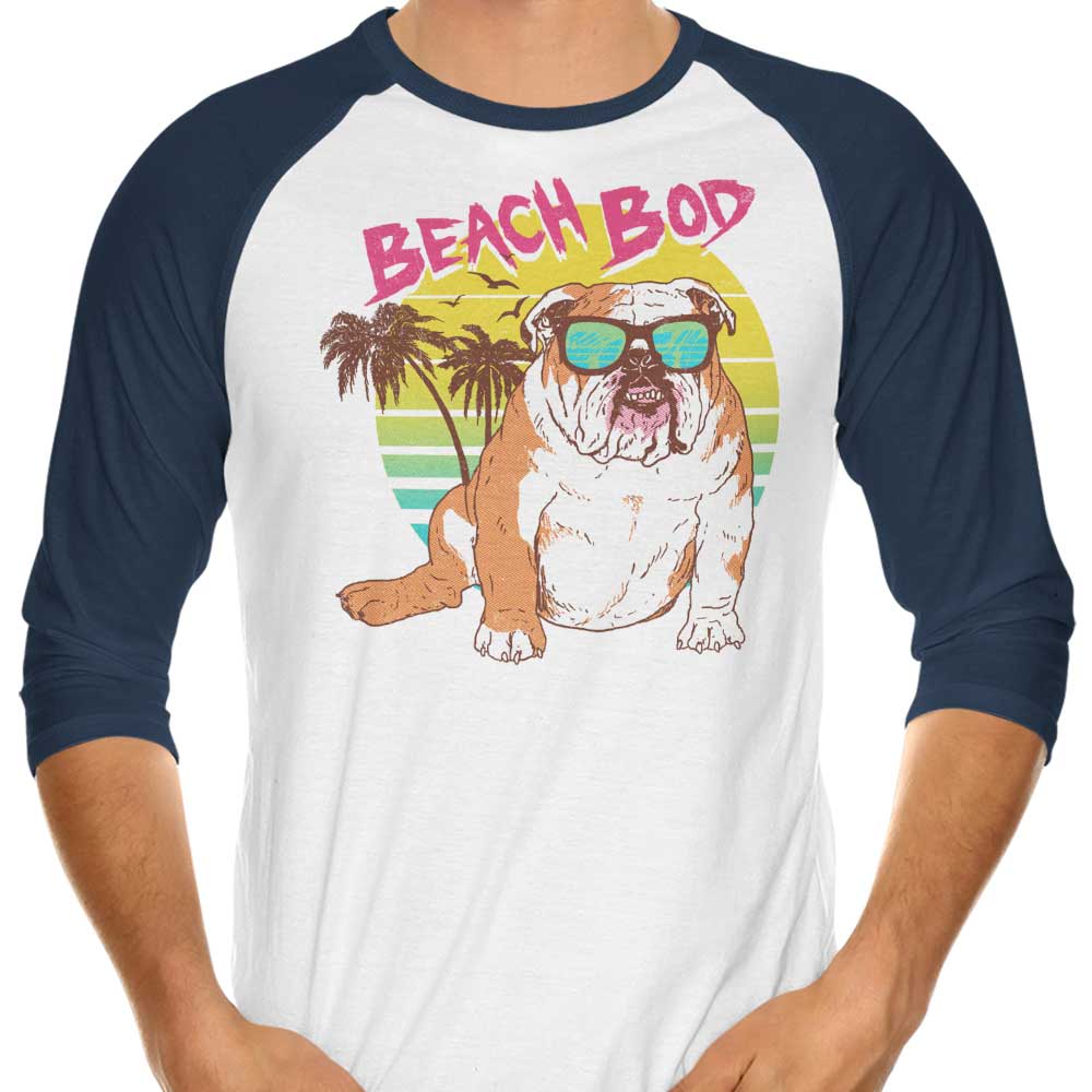 Beach Bod - 3/4 Sleeve Raglan T-Shirt
